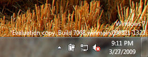 microsoft windows 7 build 7068